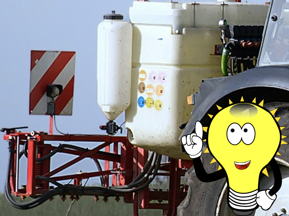 Applying materials by sprayer