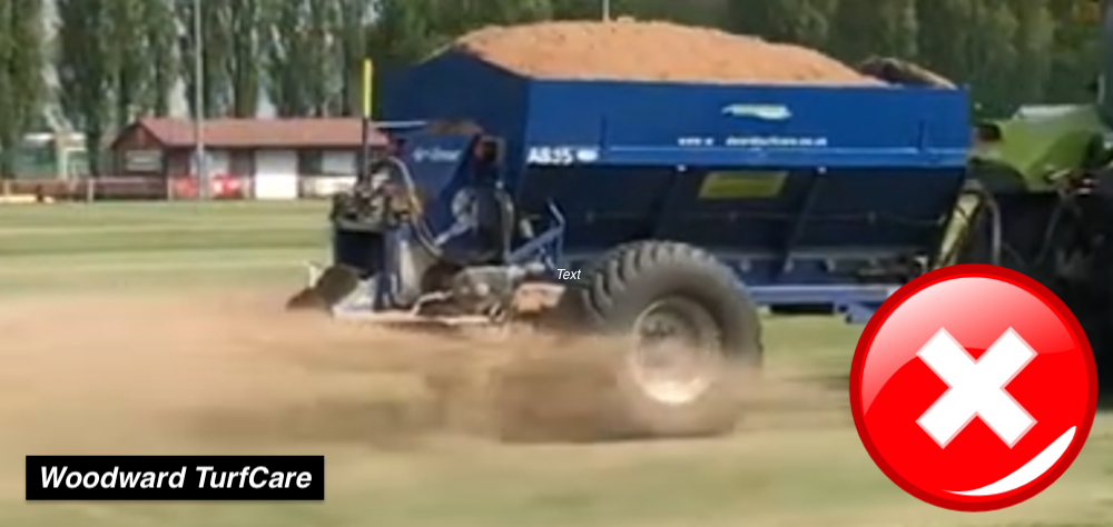 Applying top-dressing